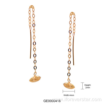 New earring3D earrings18K Dangle chain earrings for women
